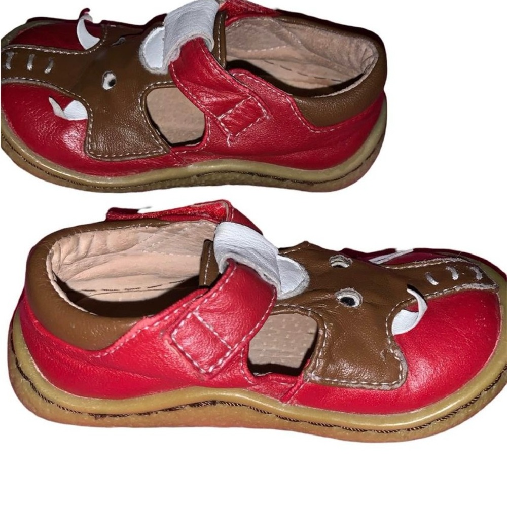 Livie and Luca elephant leather shoes sz 6 toddler girl